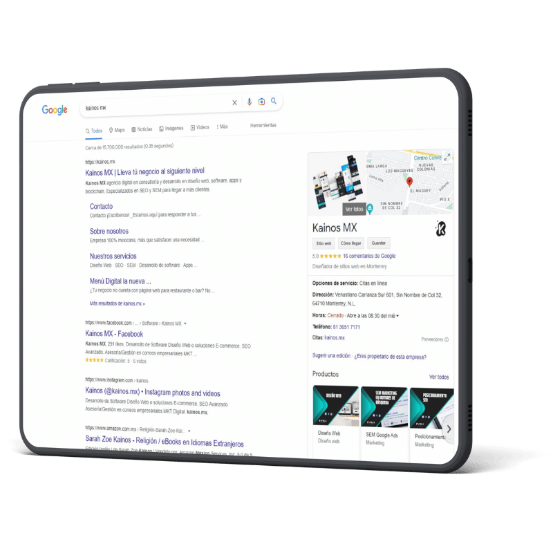 SEO Kainos MX Suchmaschinenoptimierung
